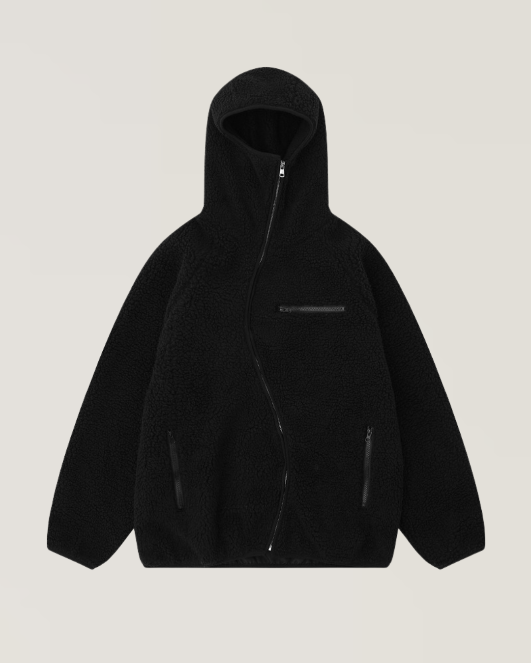 Cocoa Fleece Zipup Hoodie