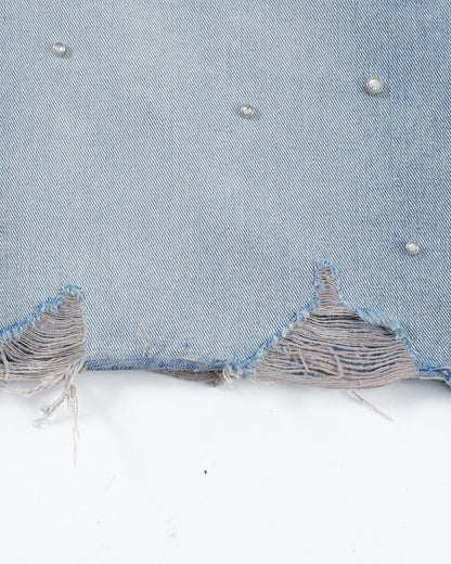 Rhinestone Baggy Denim Jorts