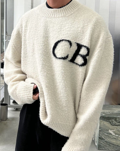 Woven Knit Sweater