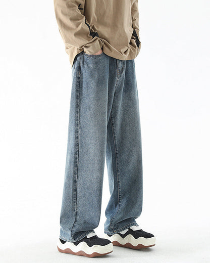 Men's Vintage Loose Jeans