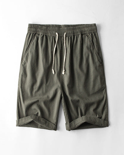 Men's Linen Pull-On Shorts