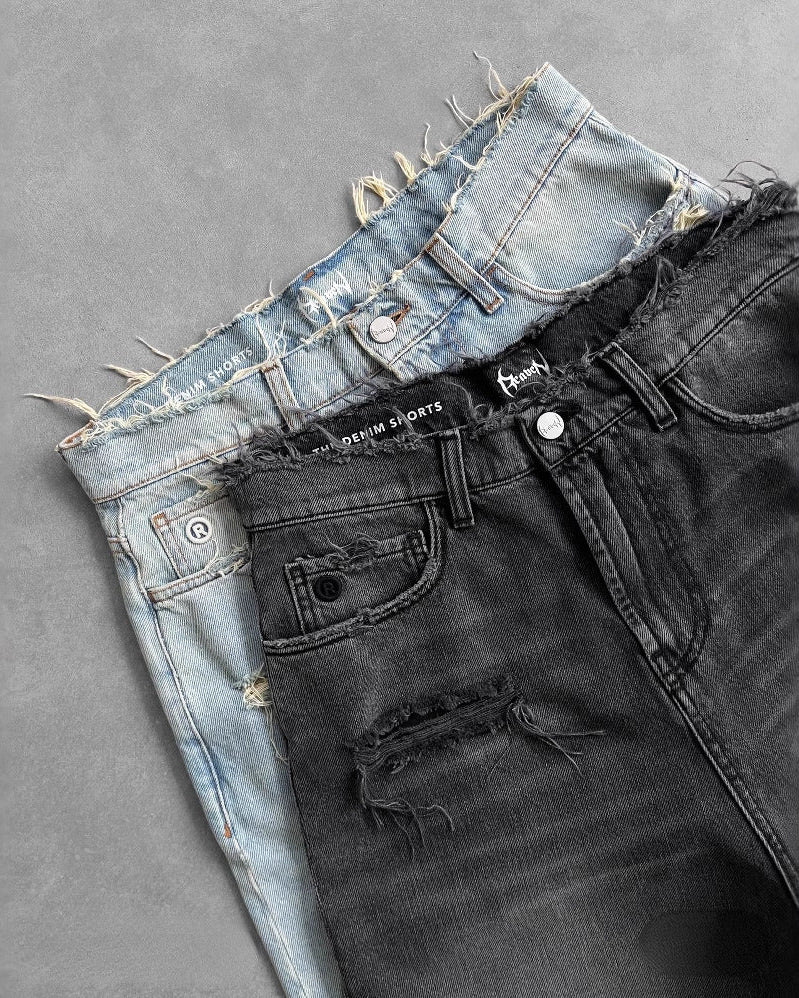 Baggy Denim Jorts