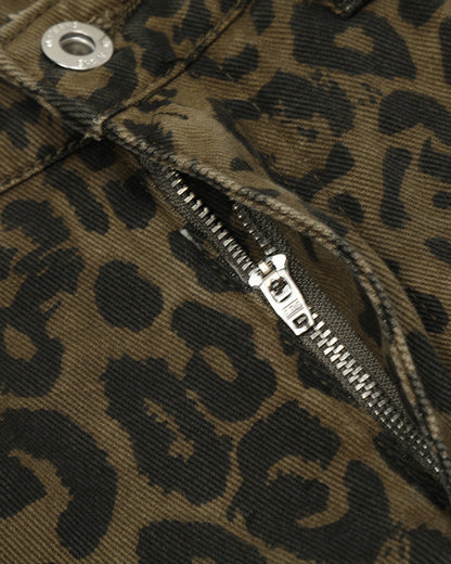 Men's Baggy Leopard Denim