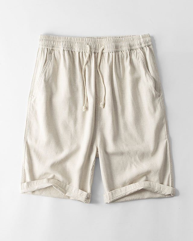 Men's Linen Pull-On Shorts