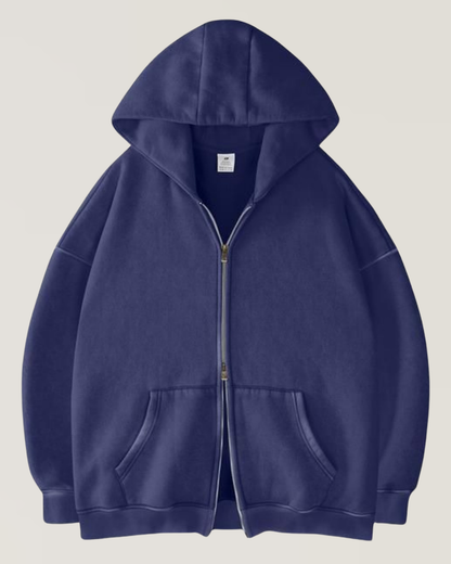 Double Zip-Up Hoodie