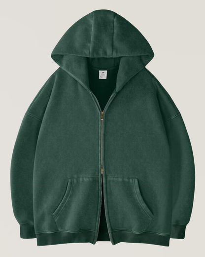 Double Zip-Up Hoodie