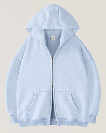 Double Zip-Up Hoodie