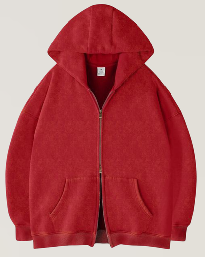 Double Zip-Up Hoodie