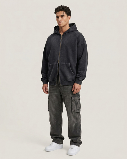 Double Zip-Up Hoodie