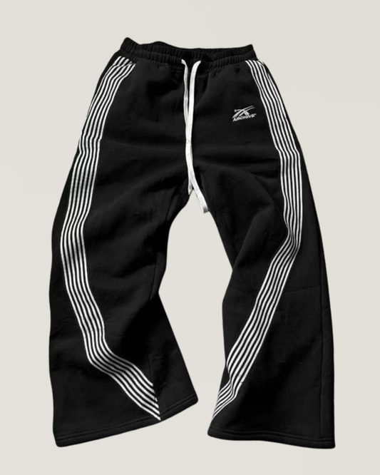 Baggy Striped Sweatpants