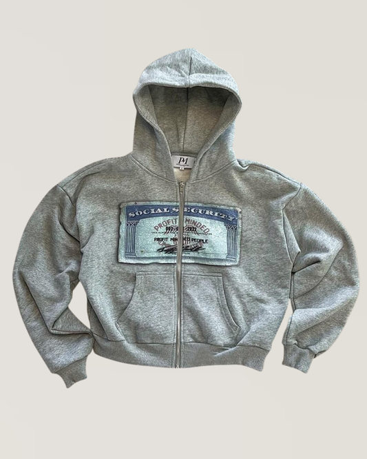 Social Archive Zip-Up Hoodie