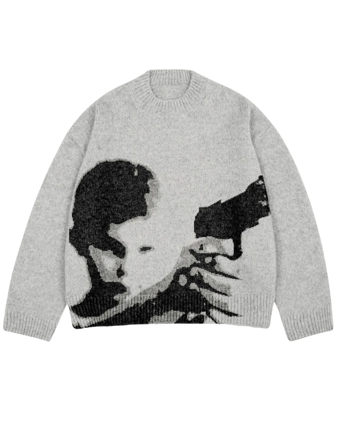 Ghost Frame Knitted Sweater