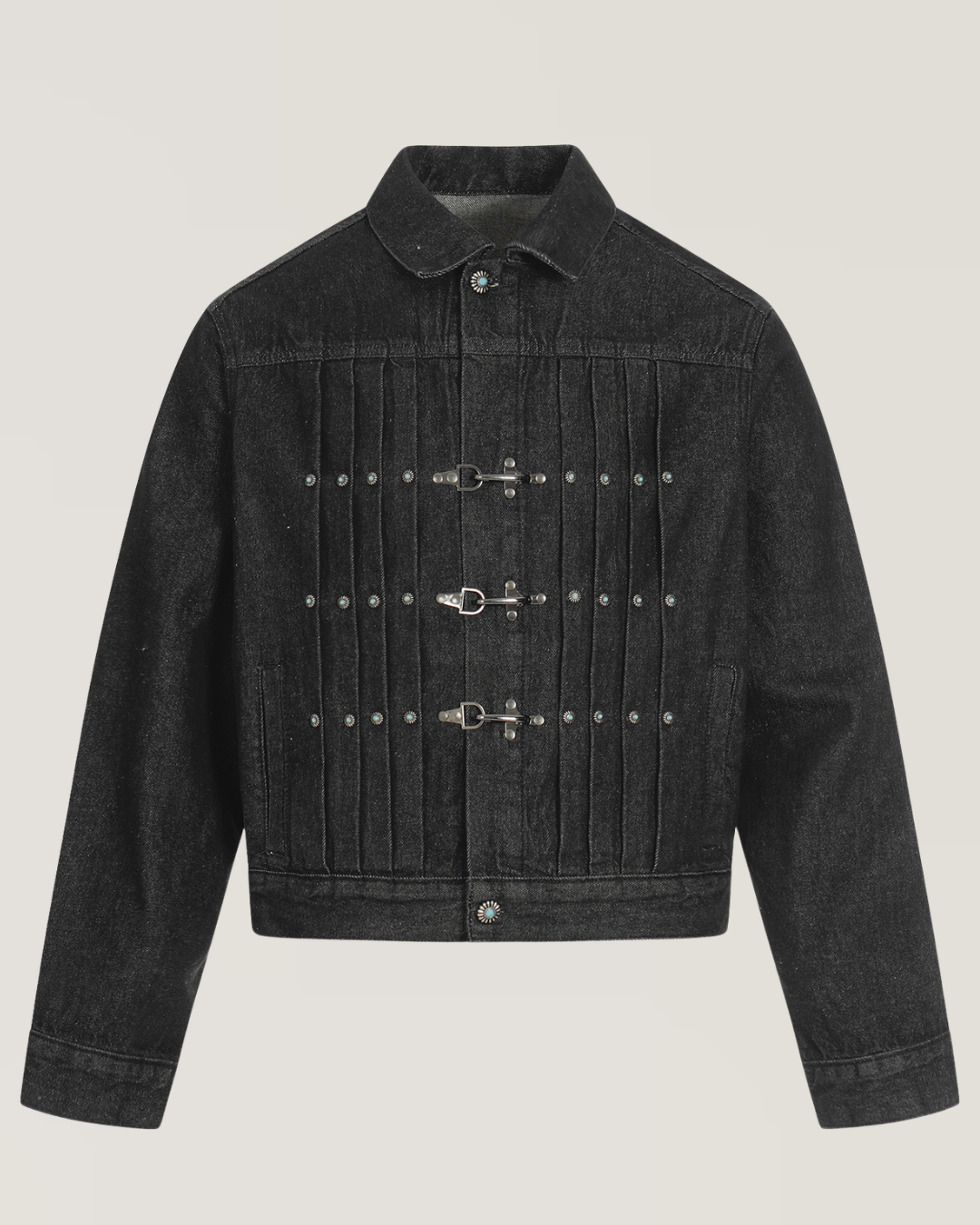 Black Rivet Denim Jacket