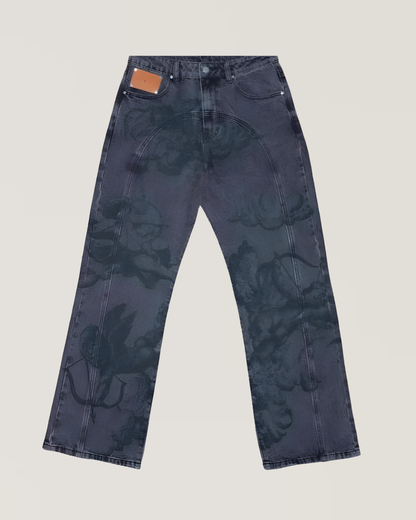 Angel Print Denim