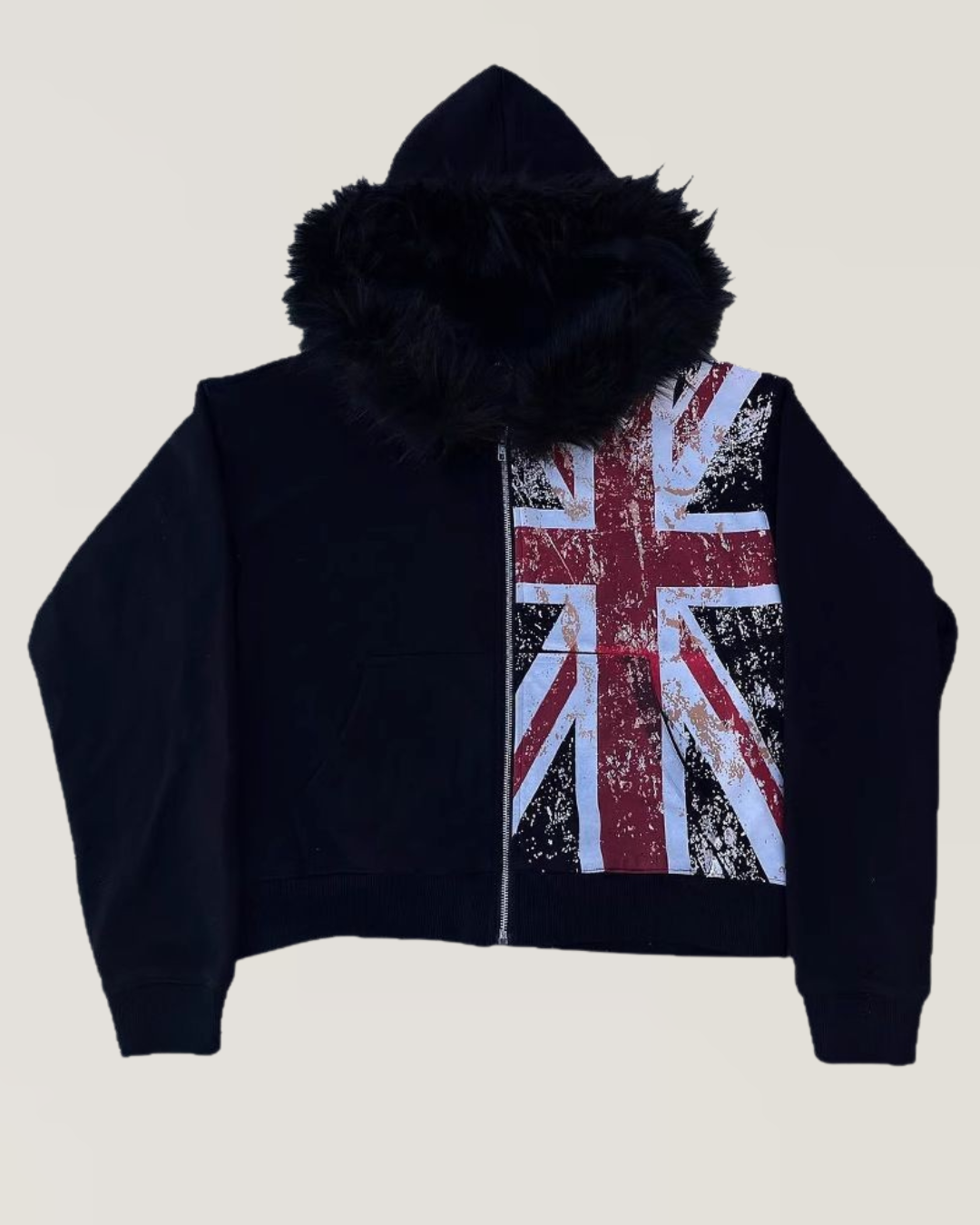 Union Noir Zip-Up Hoodie