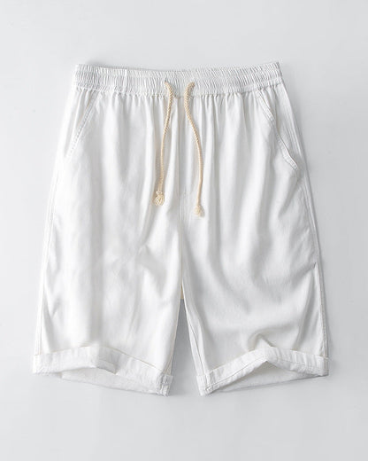 Men's Linen Pull-On Shorts