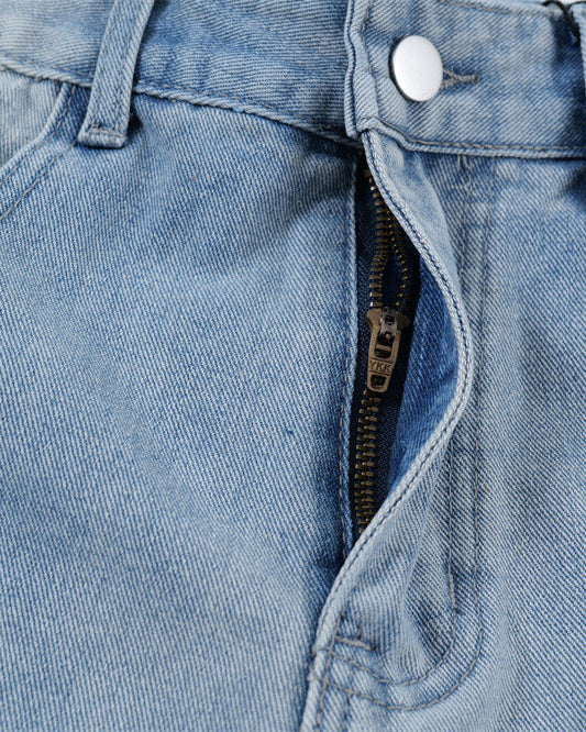 Rhinestone Baggy Denim Jorts