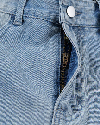 Rhinestone Baggy Denim Jorts