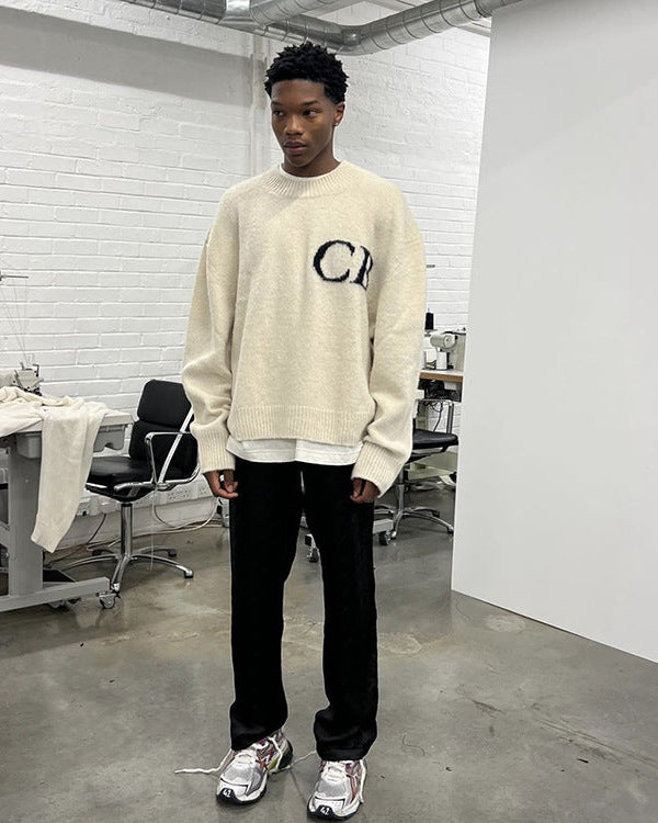 Woven Knit Sweater