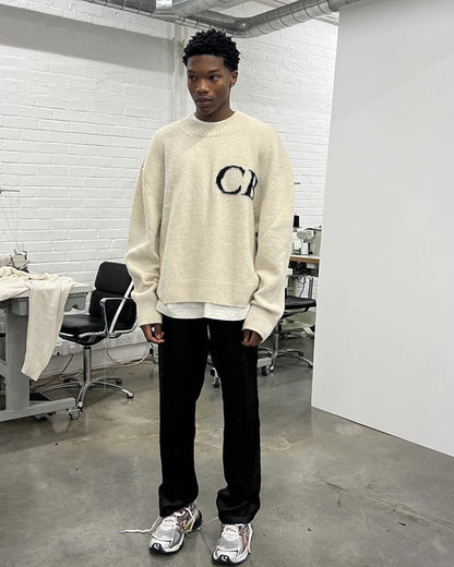 Woven Knit Sweater
